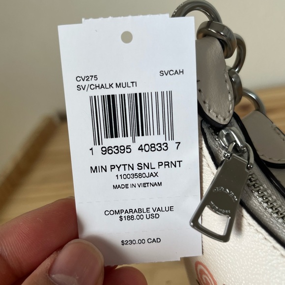 ✅Coach Mini Payton Hobo With Snail Print - Picture 7 of 13